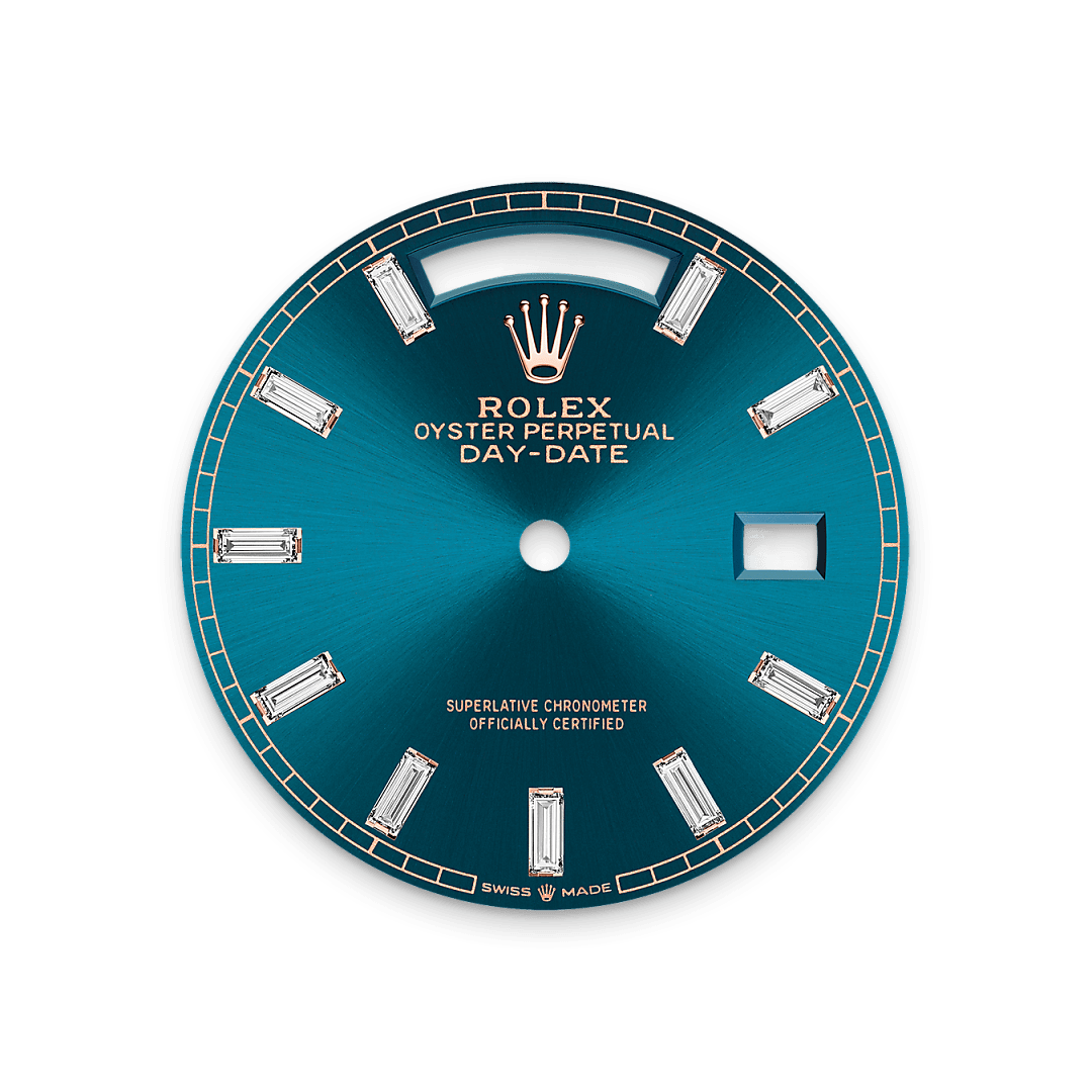 Quadrante blu‑verde